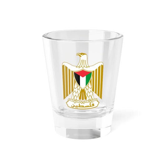 Coat of arms of Palestine official (Palestine) (Coat of Arms) Shot Glass 1.5oz 1.5oz - Go Mug Yourself