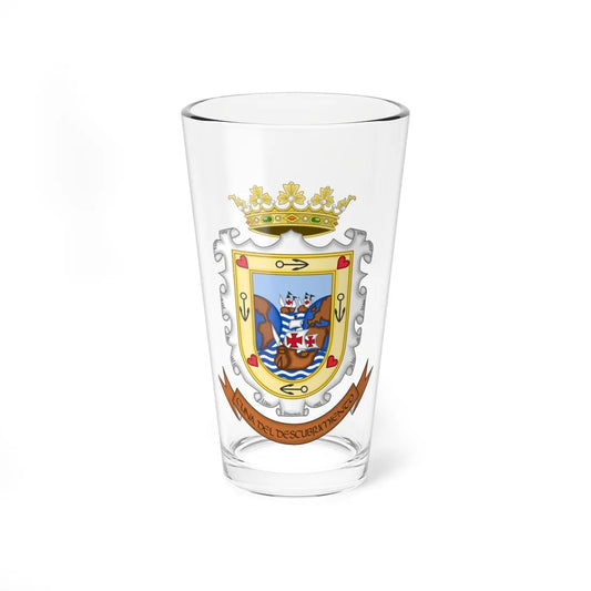 Coat of Arms of Palos de la Frontera (Spain) (Coat of Arms) Pint Glass 16oz 16oz - Go Mug Yourself