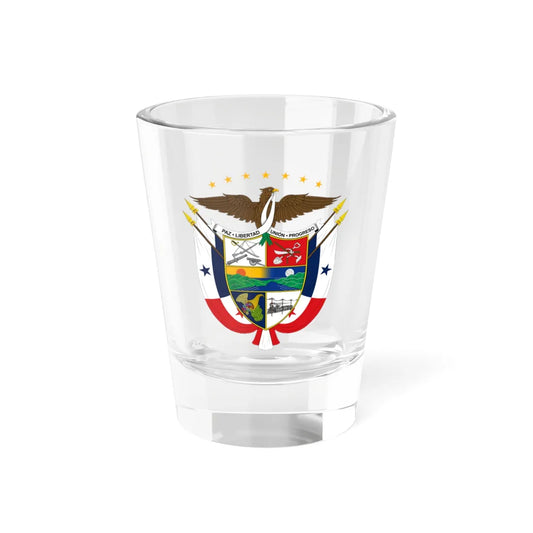 Coat of arms of Panama 1903 (Panama) (Coat of Arms) Shot Glass 1.5oz 1.5oz - Go Mug Yourself
