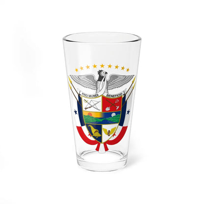 Coat of arms of Panama 2006-2014 (Panama) (Coat of Arms) Pint Glass 16oz 16oz - Go Mug Yourself