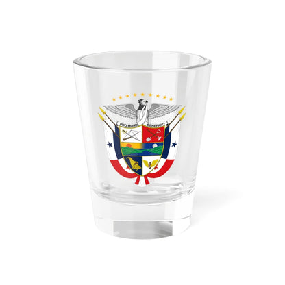 Coat of arms of Panama 2006-2014 (Panama) (Coat of Arms) Shot Glass 1.5oz 1.5oz - Go Mug Yourself