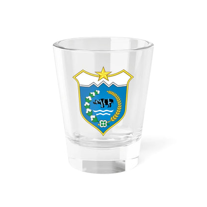 Coat of arms of Pandeglang (Indonesia) (Coat of Arms) Shot Glass 1.5oz 1.5oz - Go Mug Yourself