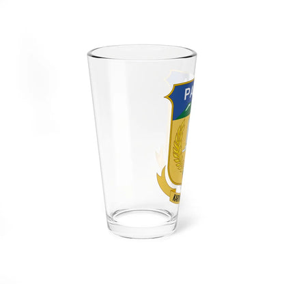 Coat of arms of Papua 2 (Indonesia) (Coat of Arms) Pint Glass 16oz - Go Mug Yourself