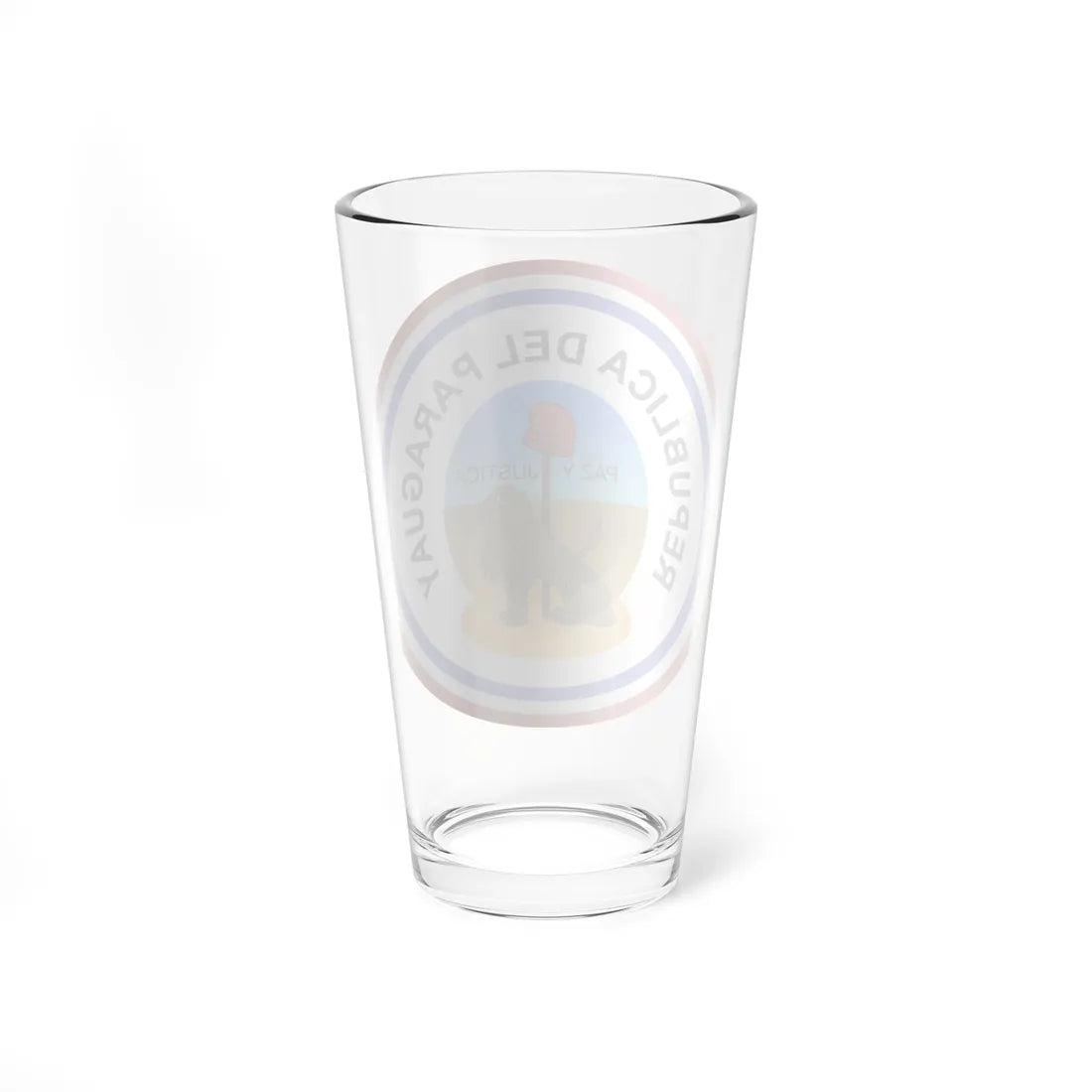 Coat of arms of Paraguay 1842-1990 - reverse (Paraguay) (Coat of Arms) Pint Glass 16oz - Go Mug Yourself