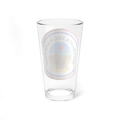 Coat of arms of Paraguay 1842-1990 - reverse (Paraguay) (Coat of Arms) Pint Glass 16oz - Go Mug Yourself