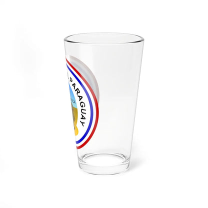 Coat of arms of Paraguay 1842-1990 - reverse (Paraguay) (Coat of Arms) Pint Glass 16oz - Go Mug Yourself