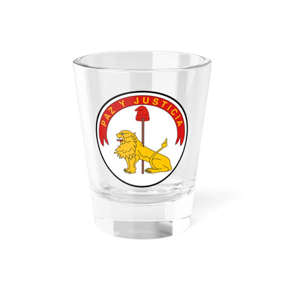 Coat of arms of Paraguay 1990-2013 - reverse (Paraguay) (Coat of Arms) Shot Glass 1.5oz 1.5oz - Go Mug Yourself