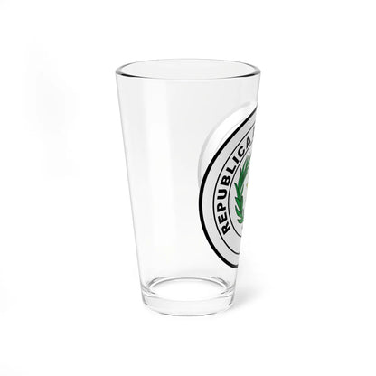 Coat of arms of Paraguay (Paraguay) (Coat of Arms) Pint Glass 16oz - Go Mug Yourself