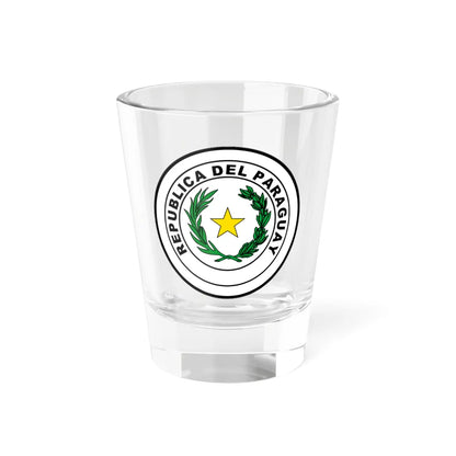 Coat of arms of Paraguay (Paraguay) (Coat of Arms) Shot Glass 1.5oz 1.5oz - Go Mug Yourself
