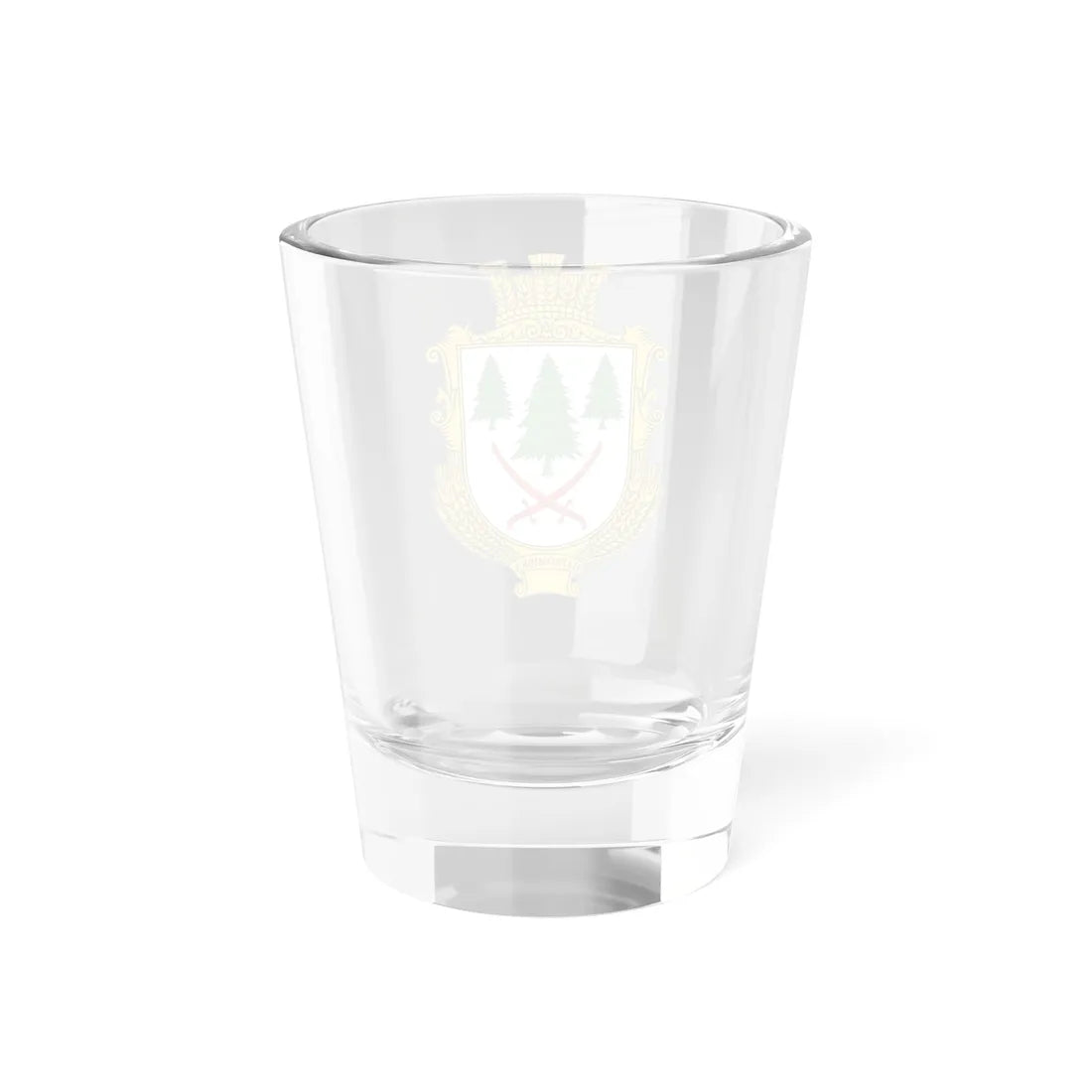 Coat of arms of Parkhomivka Vinnytsia Raion (Ukraine) (Coat of Arms) Shot Glass 1.5oz - Go Mug Yourself