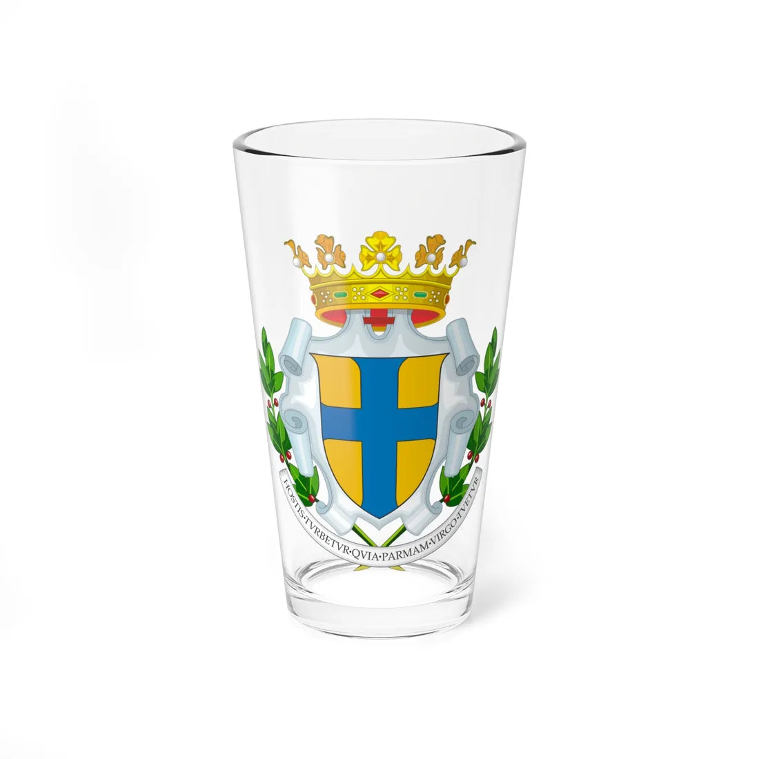 Coat of arms of Parma (Italy) (Coat of Arms) Pint Glass 16oz 16oz - Go Mug Yourself