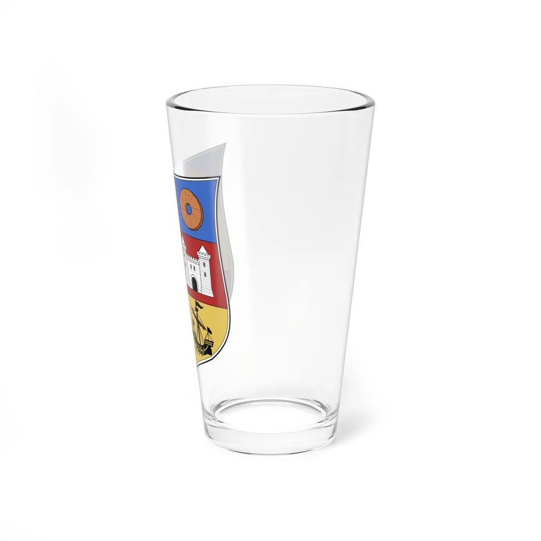 Coat of Arms of Partick (Scotland) (Coat of Arms) Pint Glass 16oz - Go Mug Yourself