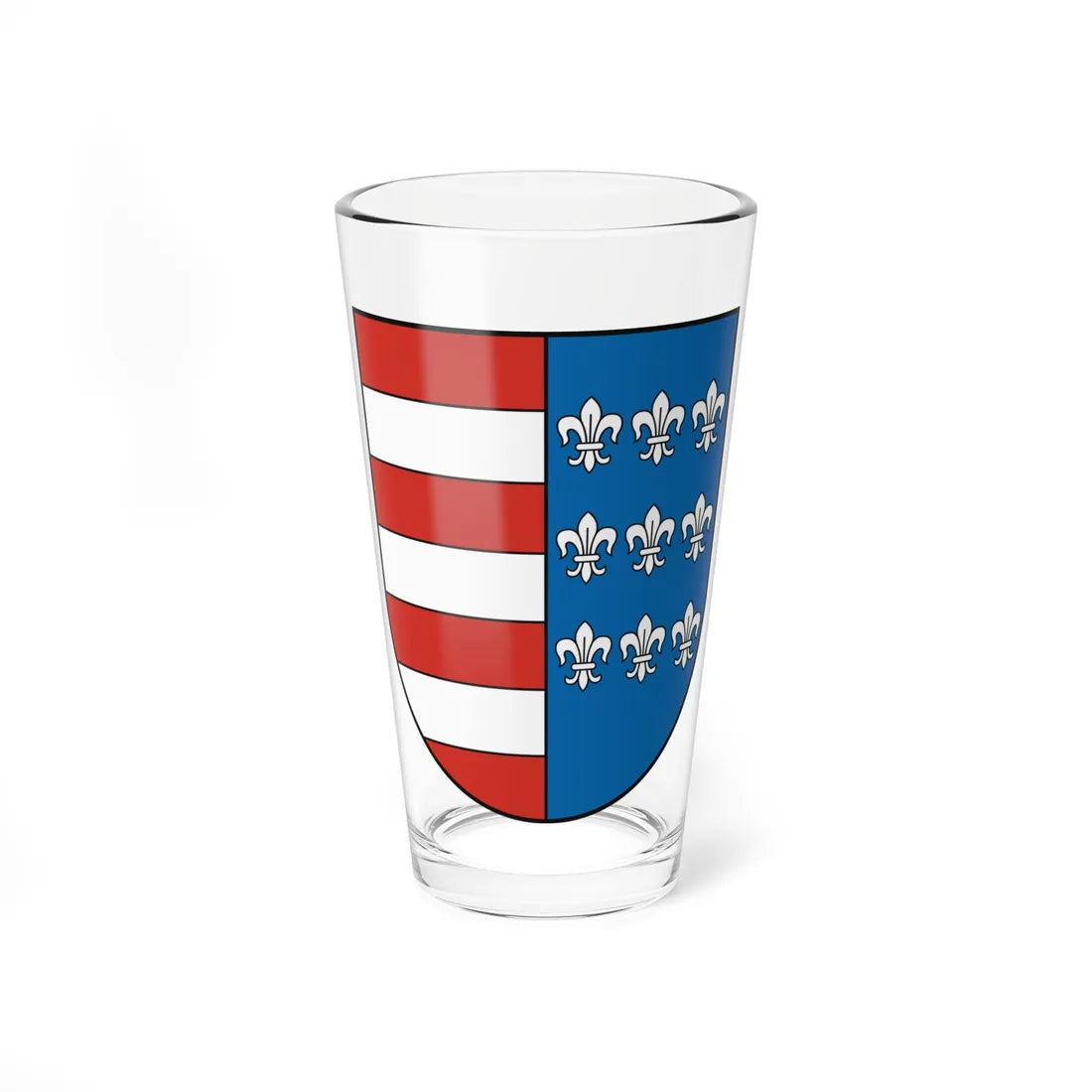 Coat of Arms of Partizánska Ľupča (Slovakia) (Coat of Arms) Pint Glass 16oz 16oz - Go Mug Yourself