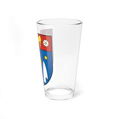 Coat of Arms of Partizánske (Slovakia) (Coat of Arms) Pint Glass 16oz - Go Mug Yourself