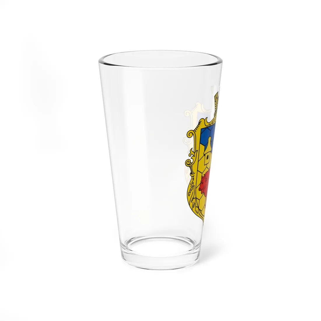 Coat of Arms of Pasiky-Zubrytski (Ukraine) (Coat of Arms) Pint Glass 16oz - Go Mug Yourself