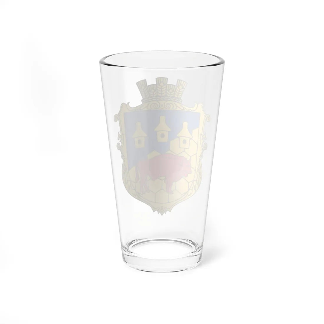 Coat of Arms of Pasiky-Zubrytski (Ukraine) (Coat of Arms) Pint Glass 16oz - Go Mug Yourself