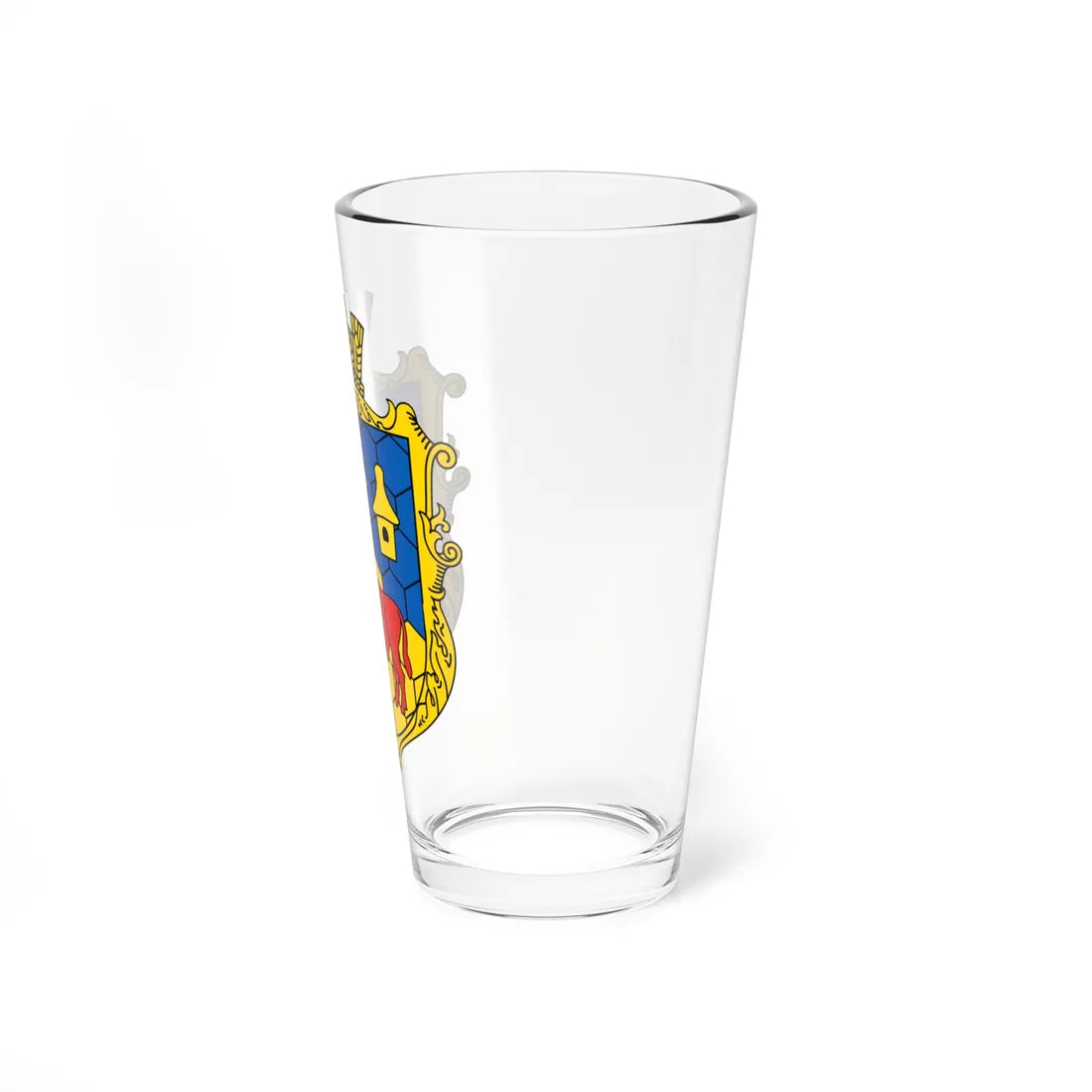 Coat of Arms of Pasiky-Zubrytski (Ukraine) (Coat of Arms) Pint Glass 16oz - Go Mug Yourself