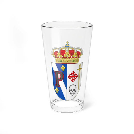 Coat of Arms of Pastrana Spain (Spain) (Coat of Arms) Pint Glass 16oz 16oz - Go Mug Yourself