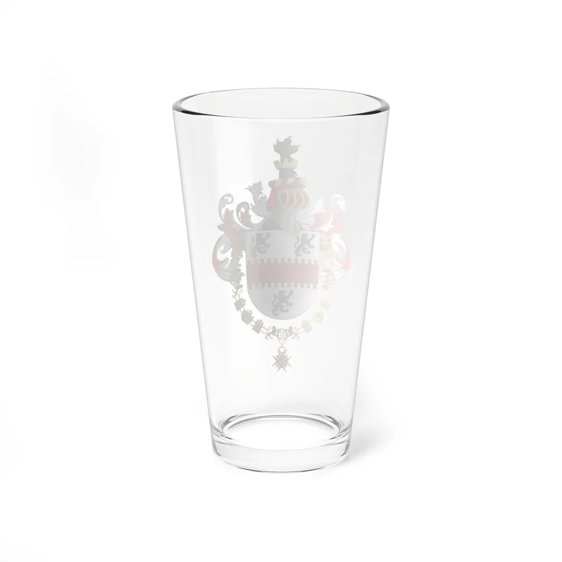 Coat of Arms of Patricio Aylwin Order of Charles III (Spain) (Coat of Arms) Pint Glass 16oz - Go Mug Yourself