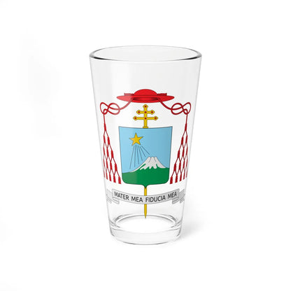 Coat of arms of Paul Yoshigoro Taguchi (Japan) (Coat of Arms) Pint Glass 16oz 16oz - Go Mug Yourself
