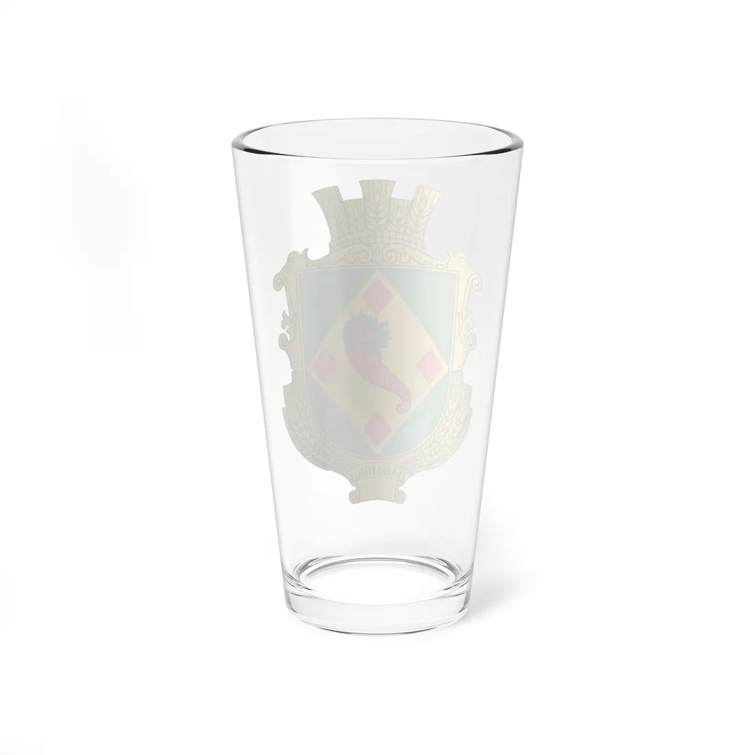 Coat of arms of Pavlivka Illintsi Hromada (Ukraine) (Coat of Arms) Pint Glass 16oz - Go Mug Yourself