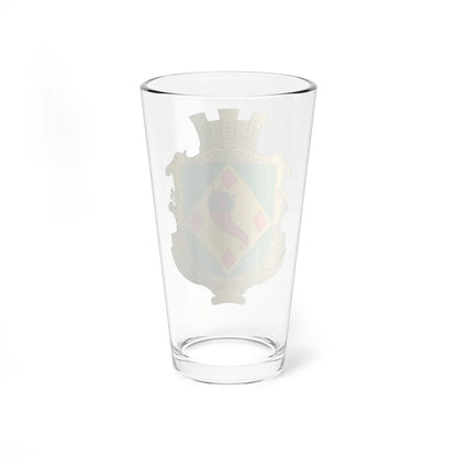 Coat of arms of Pavlivka Illintsi Hromada (Ukraine) (Coat of Arms) Pint Glass 16oz - Go Mug Yourself