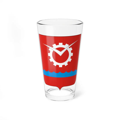 Coat of arms of Pavlodar (Kazakhstan) (Coat of Arms) Pint Glass 16oz 16oz - Go Mug Yourself