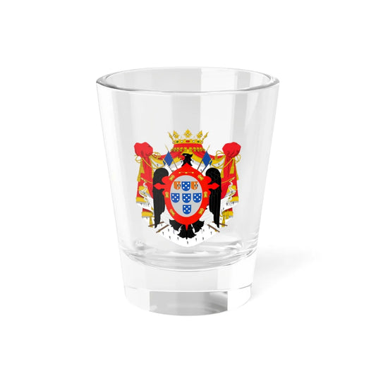 Coat of Arms of Pedro Melo de Portugal 2 (Equatorial Guinea) (Coat of Arms) Shot Glass 1.5oz 1.5oz - Go Mug Yourself
