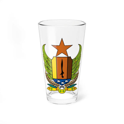 Coat of arms of Pekalongan Regency (Indonesia) (Coat of Arms) Pint Glass 16oz 16oz - Go Mug Yourself