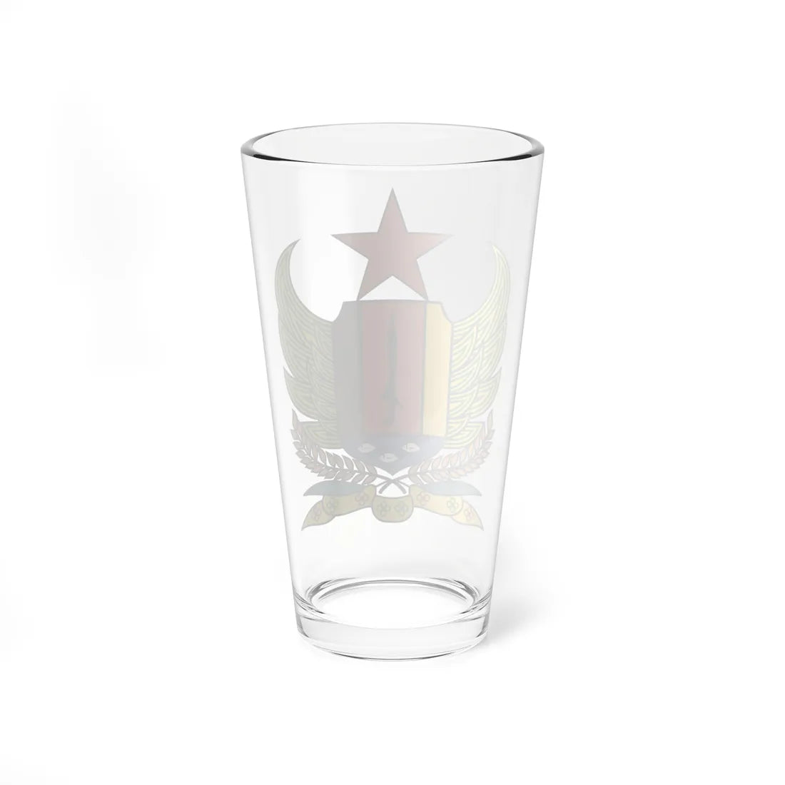 Coat of arms of Pekalongan Regency (Indonesia) (Coat of Arms) Pint Glass 16oz - Go Mug Yourself