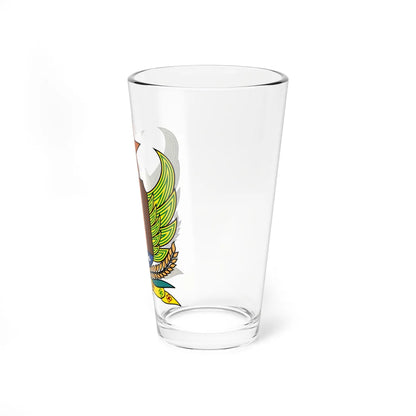 Coat of arms of Pekalongan Regency (Indonesia) (Coat of Arms) Pint Glass 16oz - Go Mug Yourself