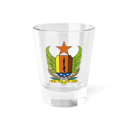 Coat of arms of Pekalongan Regency (Indonesia) (Coat of Arms) Shot Glass 1.5oz 1.5oz - Go Mug Yourself
