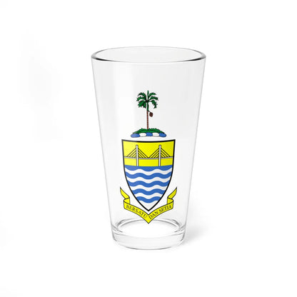Coat of arms of Penang (Malaysia) (Coat of Arms) Pint Glass 16oz 16oz - Go Mug Yourself