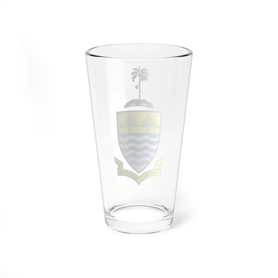Coat of arms of Penang (Malaysia) (Coat of Arms) Pint Glass 16oz - Go Mug Yourself