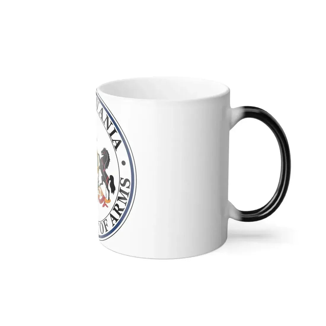 Coat of arms of Pennsylvania - Color Changing Coffee Mug - Go Mug Yourself