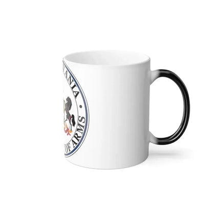 Coat of arms of Pennsylvania - Color Changing Coffee Mug - Go Mug Yourself