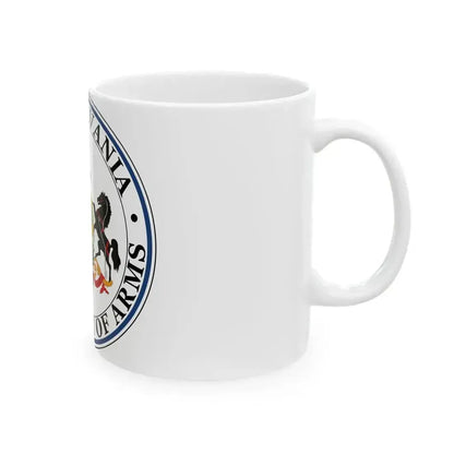 Coat of arms of Pennsylvania - White Coffee Mug - Go Mug Yourself
