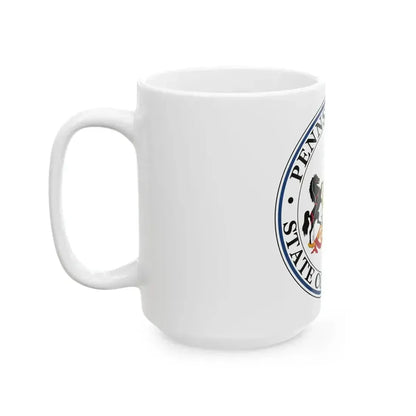Coat of arms of Pennsylvania - White Coffee Mug - Go Mug Yourself