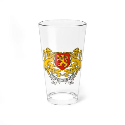 Coat of arms of People's Republic of Bulgaria (1946-1948) - Pint Glass 16oz 16oz - Go Mug Yourself