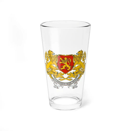Coat of arms of People's Republic of Bulgaria (1946-1948) - Pint Glass 16oz 16oz - Go Mug Yourself