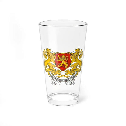 Coat of arms of People's Republic of Bulgaria (1946-1948) - Pint Glass 16oz 16oz - Go Mug Yourself