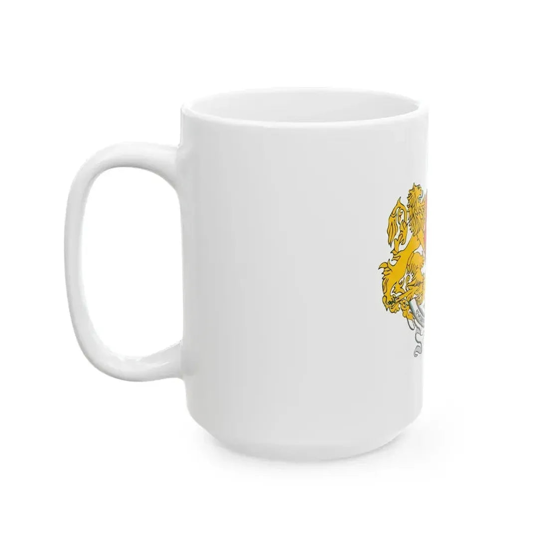 Coat of arms of People's Republic of Bulgaria (1946-1948) - White Coffee Mug - Go Mug Yourself