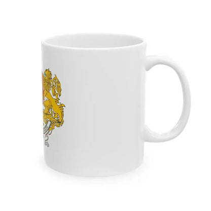 Coat of arms of People's Republic of Bulgaria (1946-1948) - White Coffee Mug - Go Mug Yourself
