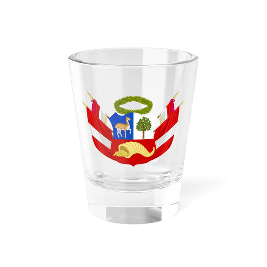 Coat of Arms of Perú (Peru) (Coat of Arms) Shot Glass 1.5oz 1.5oz - Go Mug Yourself