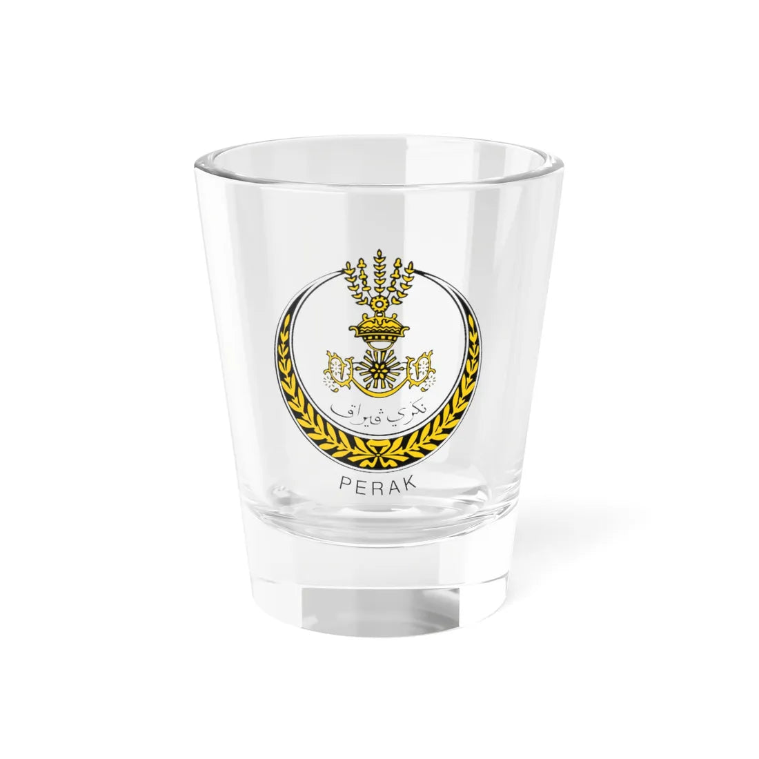 Coat of arms of Perak (Malaysia) (Coat of Arms) Shot Glass 1.5oz 1.5oz - Go Mug Yourself