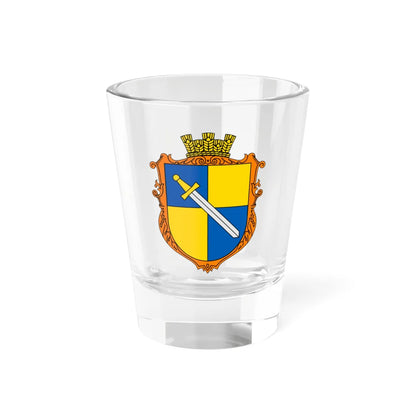 Coat of Arms of Peredilnytsia (Ukraine) (Coat of Arms) Shot Glass 1.5oz 1.5oz - Go Mug Yourself