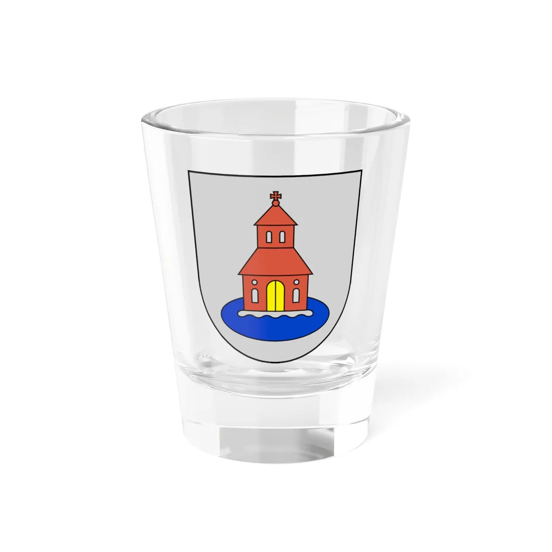 Coat of arms of Pereyaslav-Khmelnytsky 1620 (Ukraine) (Coat of Arms) Shot Glass 1.5oz 1.5oz - Go Mug Yourself