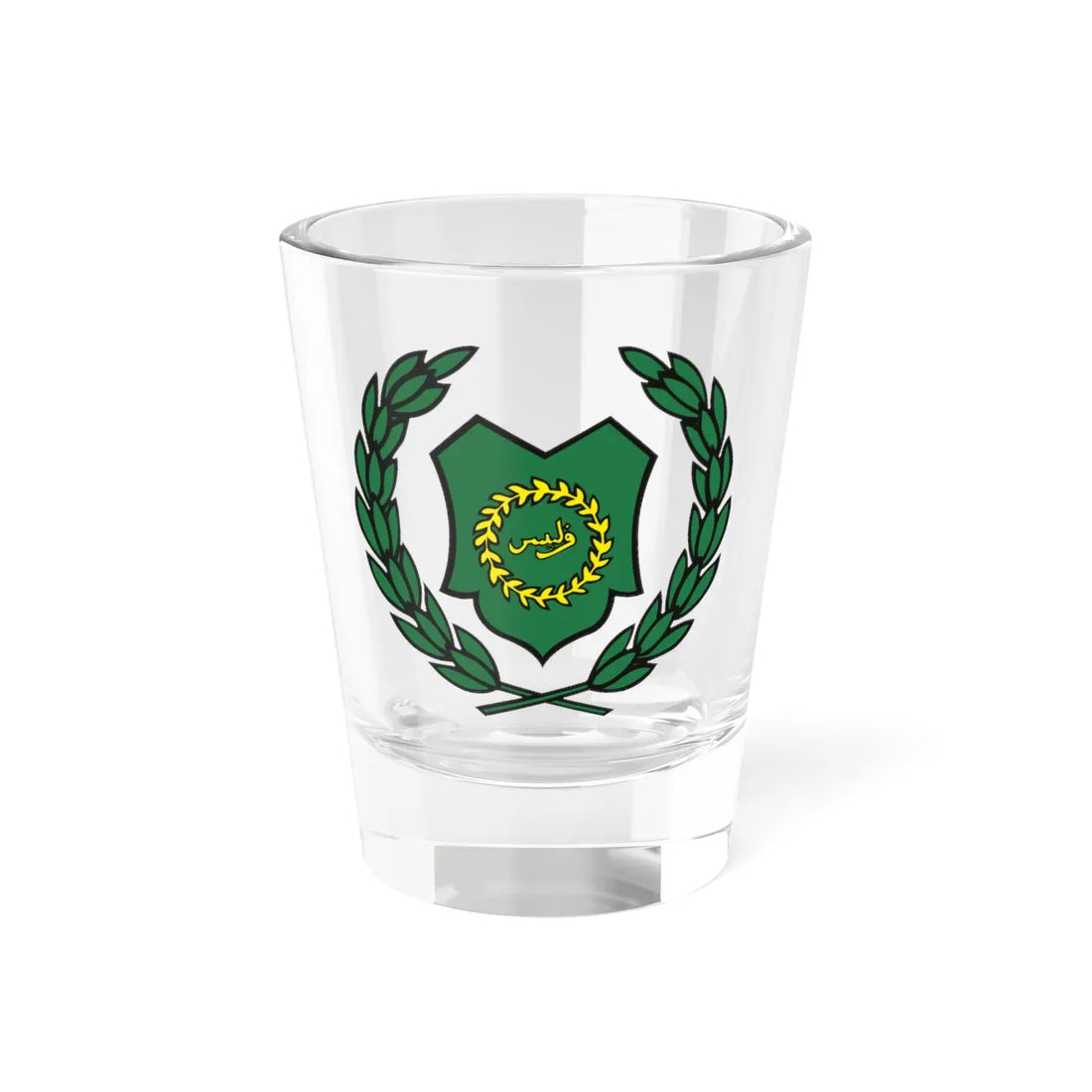 Coat of arms of Perlis (Malaysia) (Coat of Arms) Shot Glass 1.5oz 1.5oz - Go Mug Yourself
