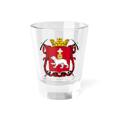 Coat of arms of Perm 1859 (Russia) (Coat of Arms) Shot Glass 1.5oz 1.5oz - Go Mug Yourself