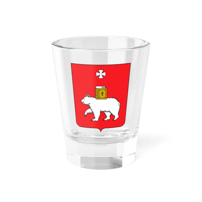 Coat of Arms of Perm (Russia) (Coat of Arms) Shot Glass 1.5oz 1.5oz - Go Mug Yourself